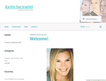 Tablet Screenshot of kateesackhoff.com